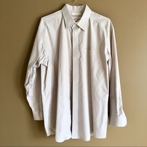 Roundtree & Yorke Gold Label 17/35 Men Dress Shirt